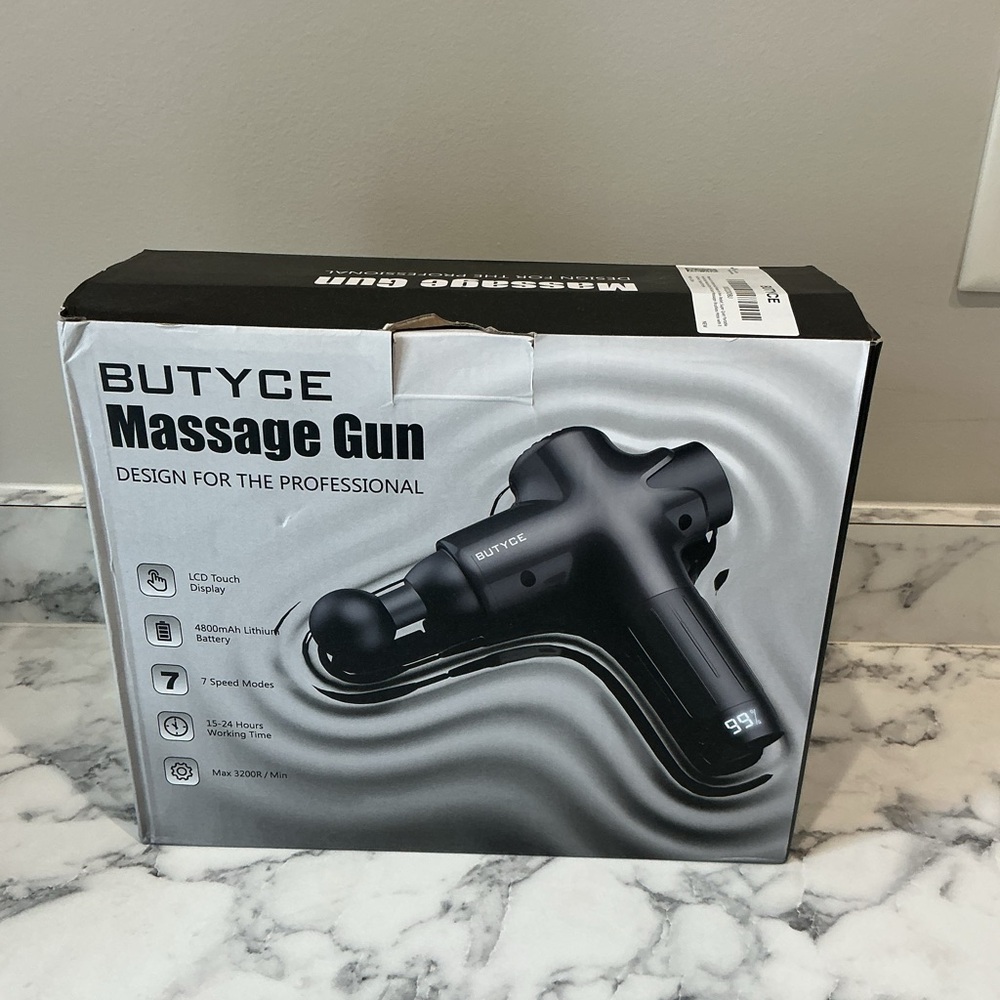 Black Massage Gun with Modern Design Butyce